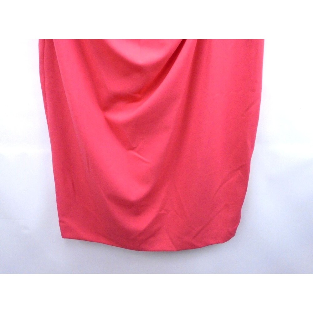 Calvin Klein Sheath Dress Womens Size 12 Side Ruched Horseshoe Neck Sleeveless - Picture 5 of 14